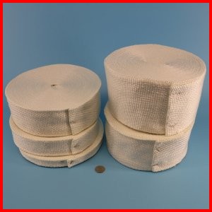 Woven fiberglass heat treated gasket tape and thermal insulalting high temperature heat resistant