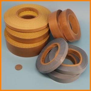 Non stick PTFE coated fiberglass tape with adhesive high temperature heat resistant