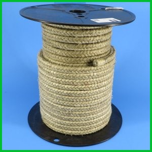 Fiberglass with Vermiculite coating Rope high temperature heat resistant round square twisted